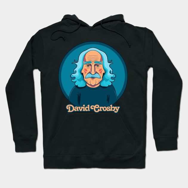 David Crosby  | | |  Retro Original Fan Design Hoodie by DankFutura